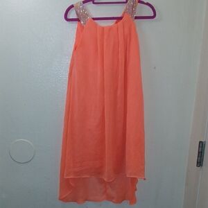 Orange Kids Casual Dress
